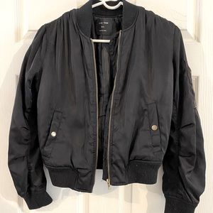 Black Bomber Jacket